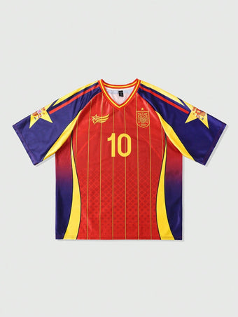 Spain #10 Football Jersey