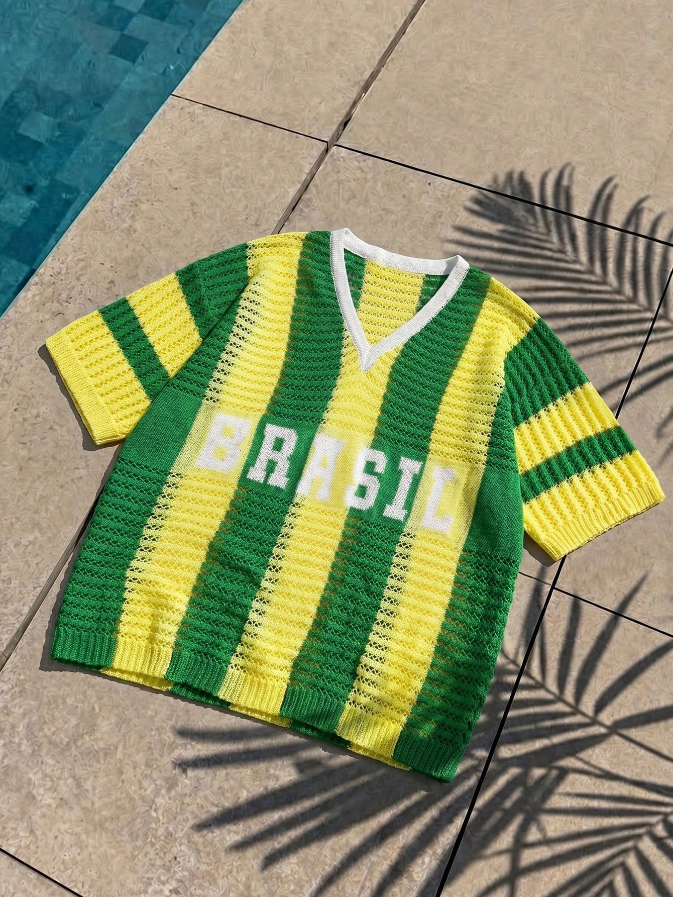 Brazil #10 Hollow-Knit Polo
