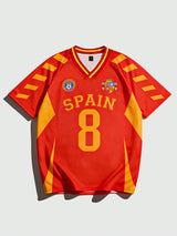 Spain #8 Football Jersey