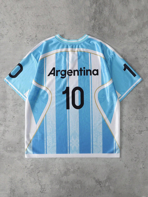 Argentina Football Jersey Tee