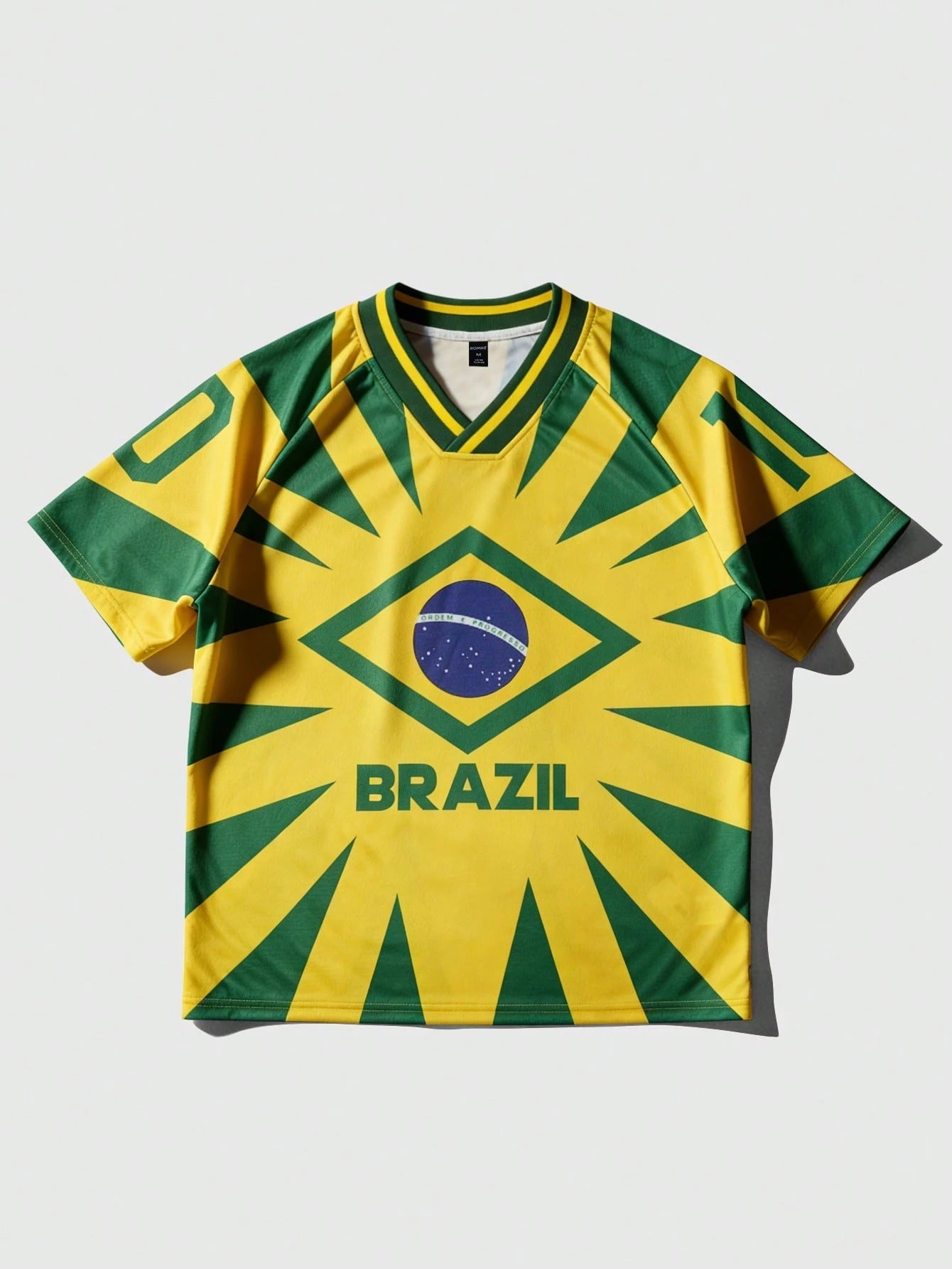 Brazil Retro Football Jersey Tee
