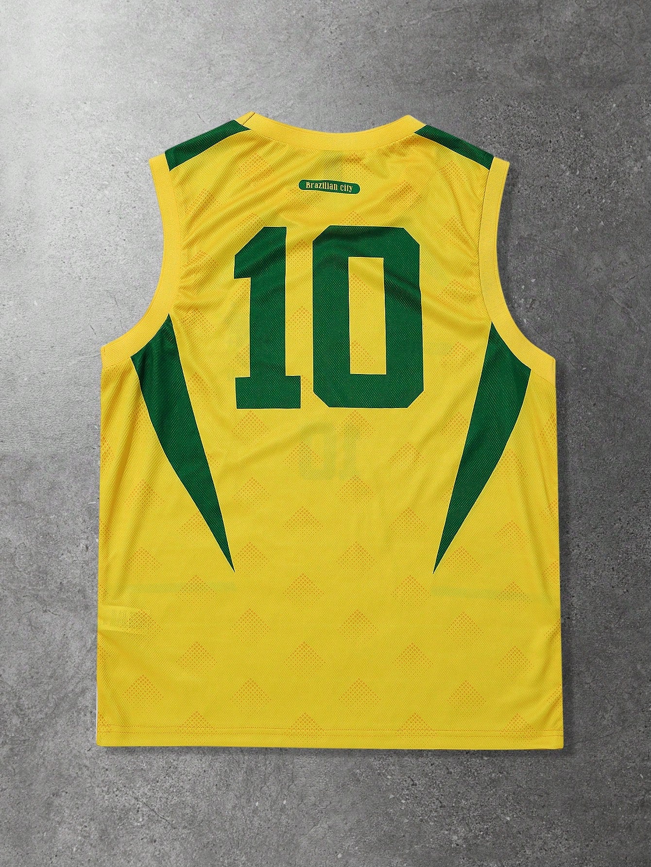 Brazil Sleeveless Football Top
