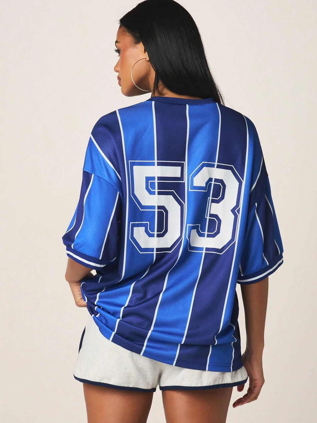 Vintage Striped Football Tee — Playboy