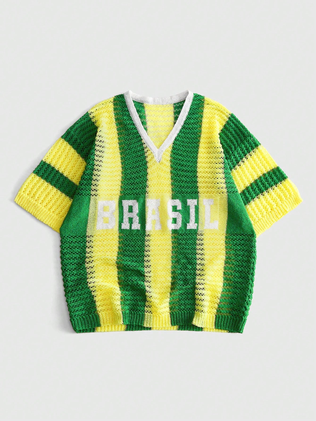 Brazil #10 Hollow-Knit Polo