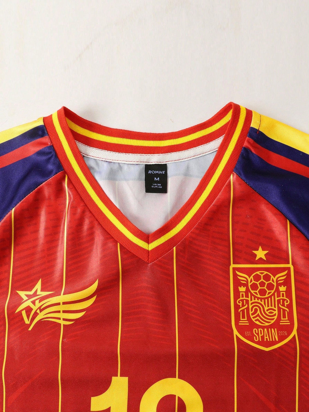 Spain #10 Football Jersey
