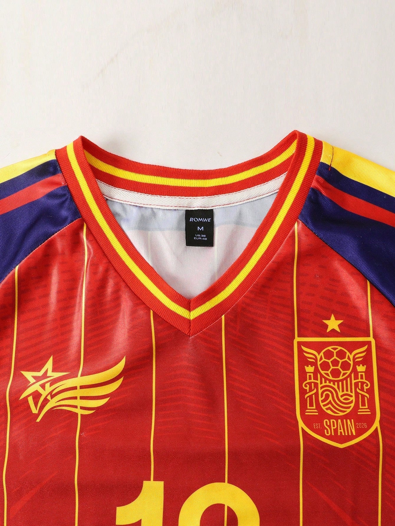 Spain #10 Football Jersey
