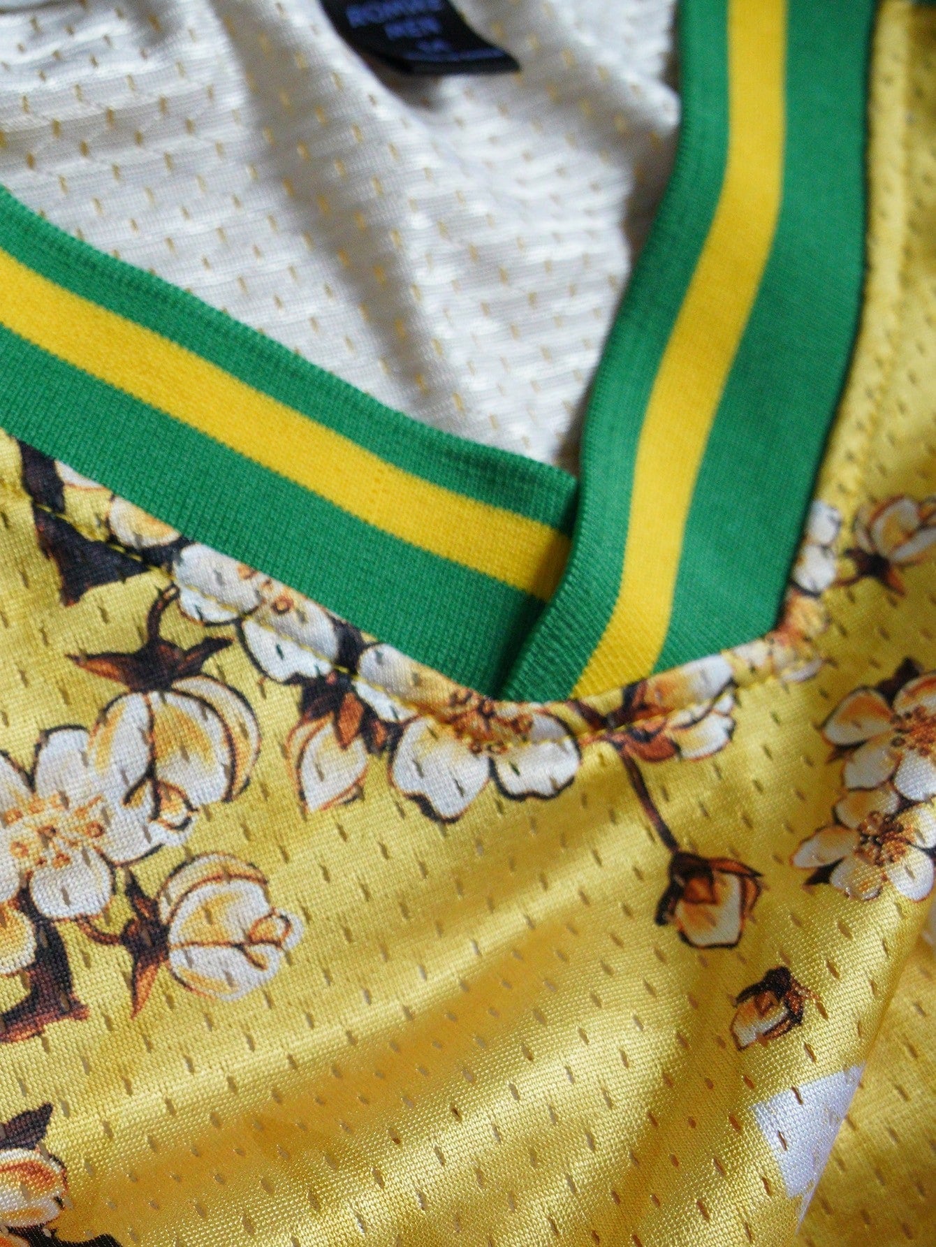 Brazil Floral Football Jersey Tee