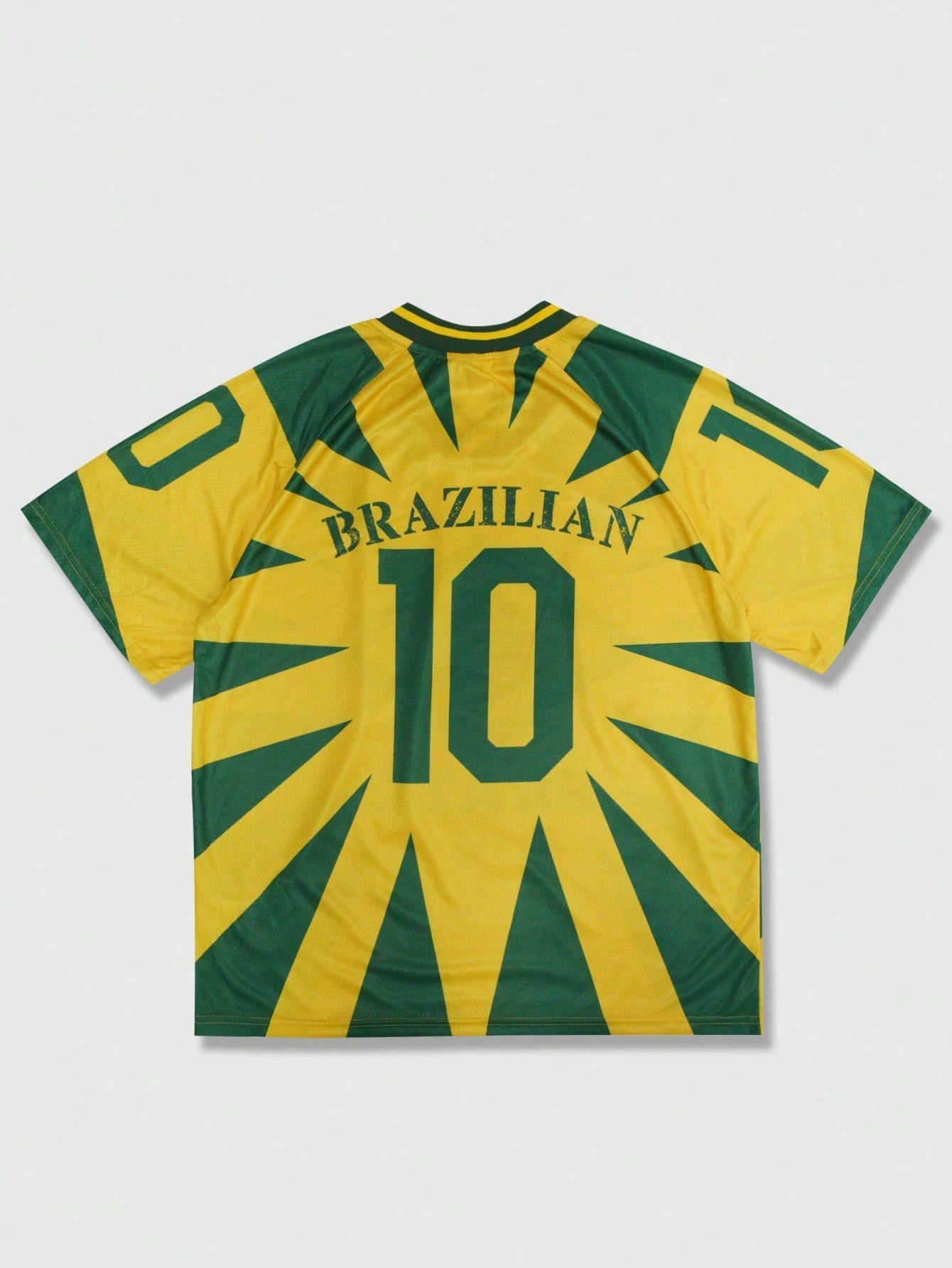 Brazil Retro Football Jersey Tee