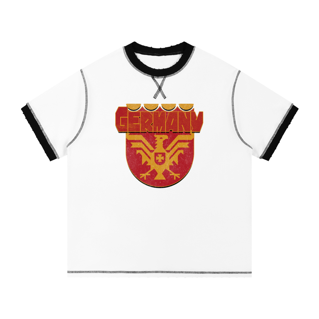 Contrast-Stitched Cotton T-Shirt