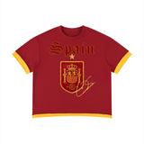 Spain Dual-Tone Boxy Tee