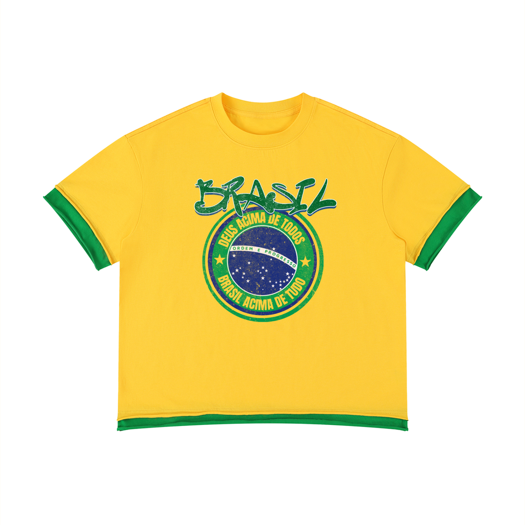 Brazil Icon Kit Tee — Yellow & Green
