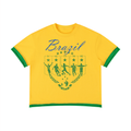 Pelé Tribute Brazil Dual-Tone Boxy Tee