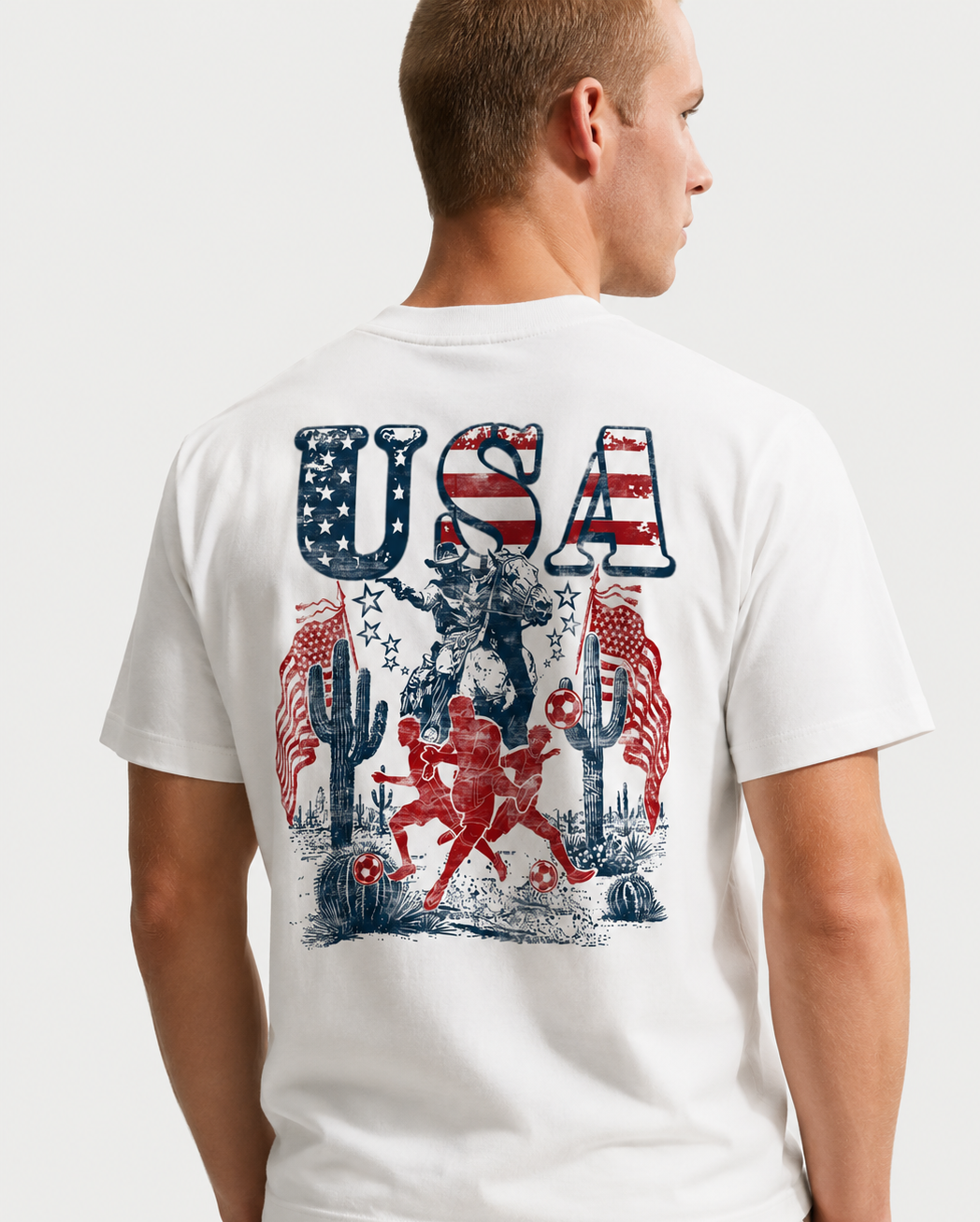 'STARS & STRIPES' USA T-SHIRT