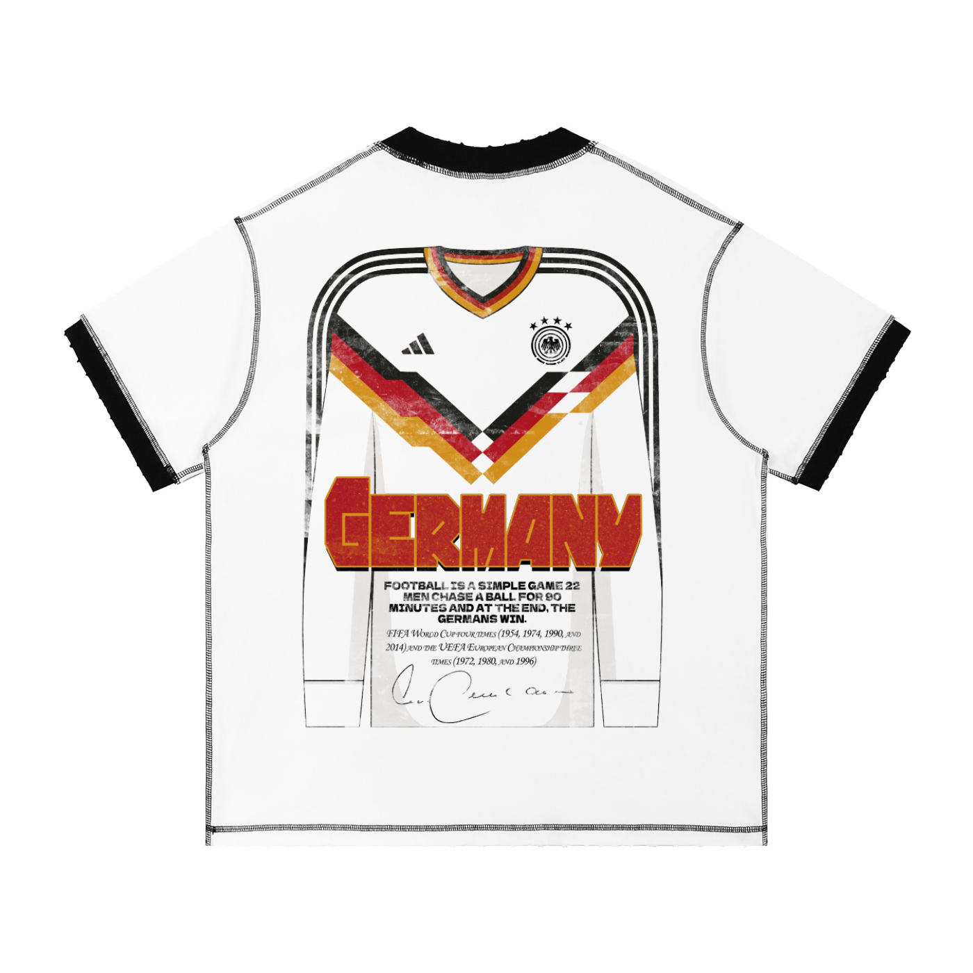 Contrast-Stitched Cotton T-Shirt