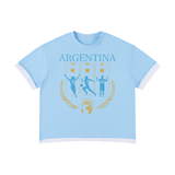 Messi Legend Argentina Dual-Tone Boxy Tee