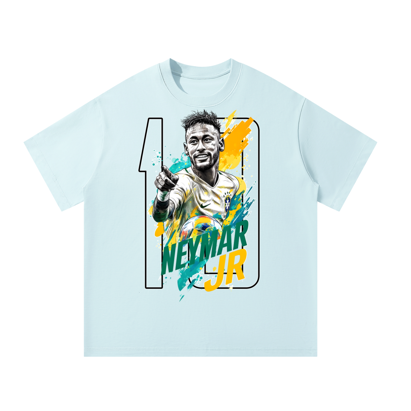 Neymar #10 Brazil Legend Fan T-Shirt